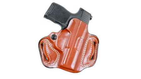 DeSantis Mini Slide Tan Left-Hand Belt Holster Glock 43