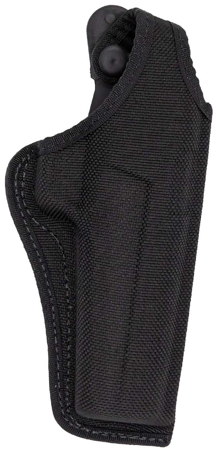 Bianchi 17743 7001 Thumbsnap Black AccuMold Hip Holster Size 04 - Ruger GP100/S&W K/L-Frame 4" RH