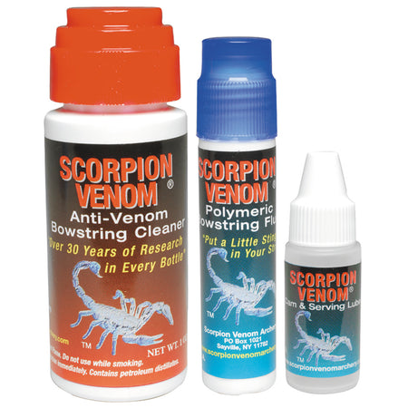 Scorpion Venom 3 Star Bow String Care Kit with Cam and Serving Lube