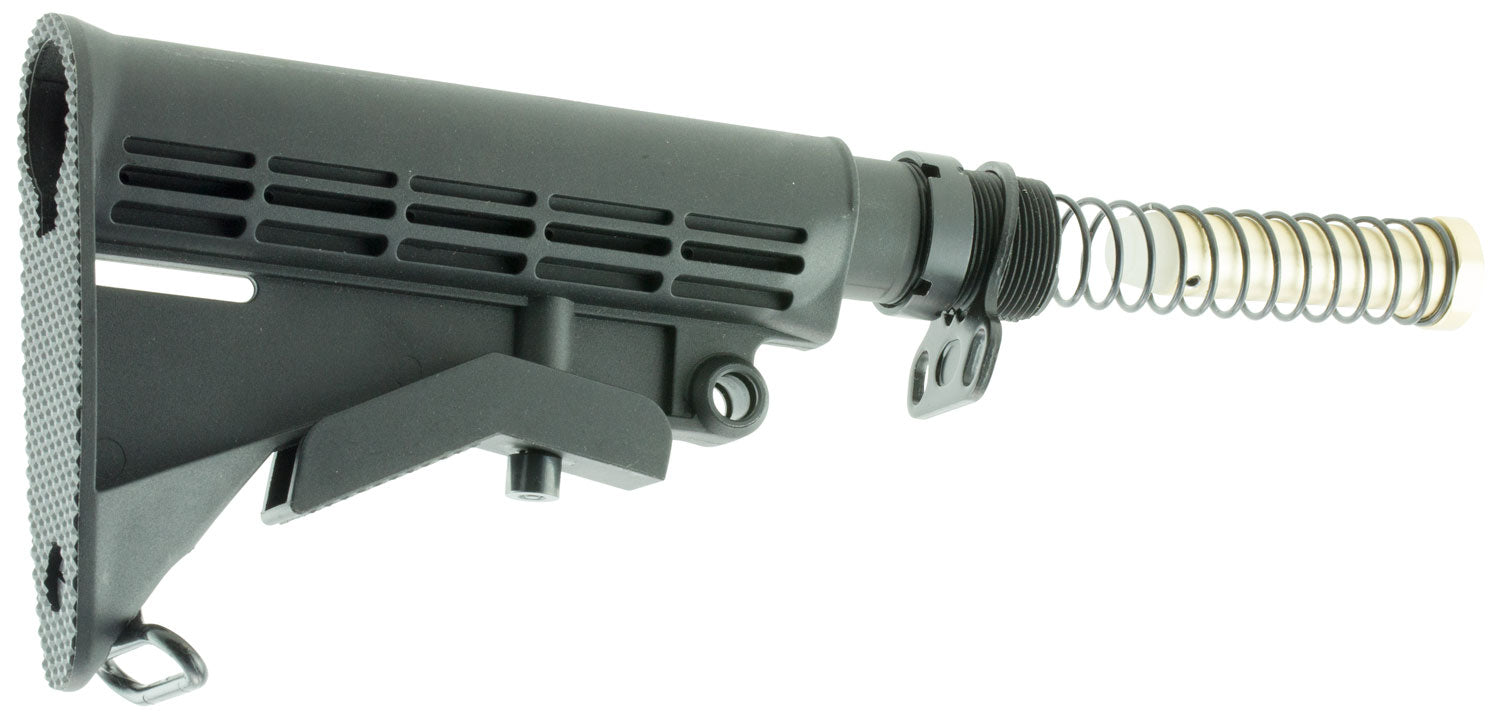 Aim Sports AR-Platform 6-Position Collapsible M4 Stock with QD Swivel Cup, Black Synthetic