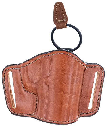Bianchi 19242 105 Minimalist Tan Leather Belt Slide Holster Size 01 - S&W J-Frame/Ruger SP101 2" RH