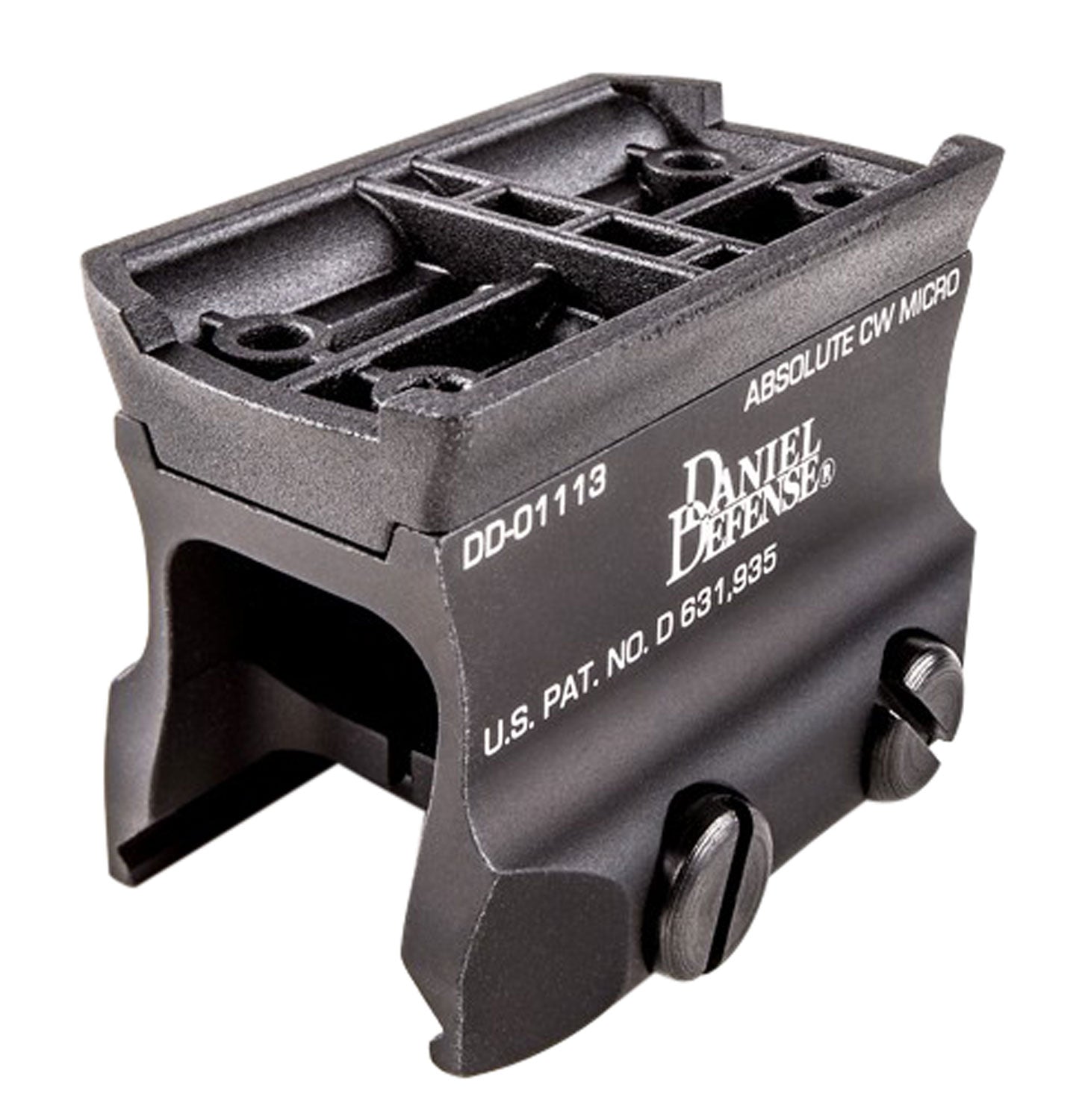 Daniel Defense 0304518025 Black Anodized Micro Red Dot Optic Mount