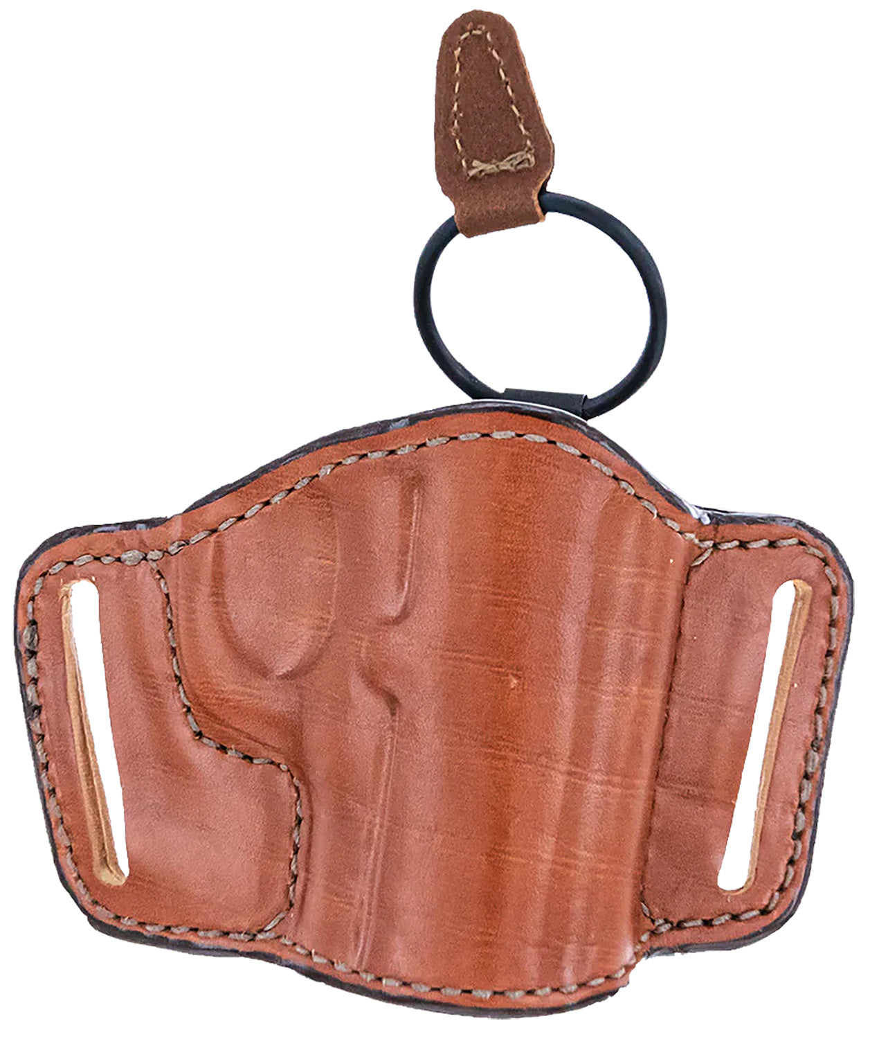 Bianchi Model 105 Minimalist Size 14 Tan Leather OWB Concealed Carry Holster Fits Glock 42/Colt 1911/CZ 75 RH
