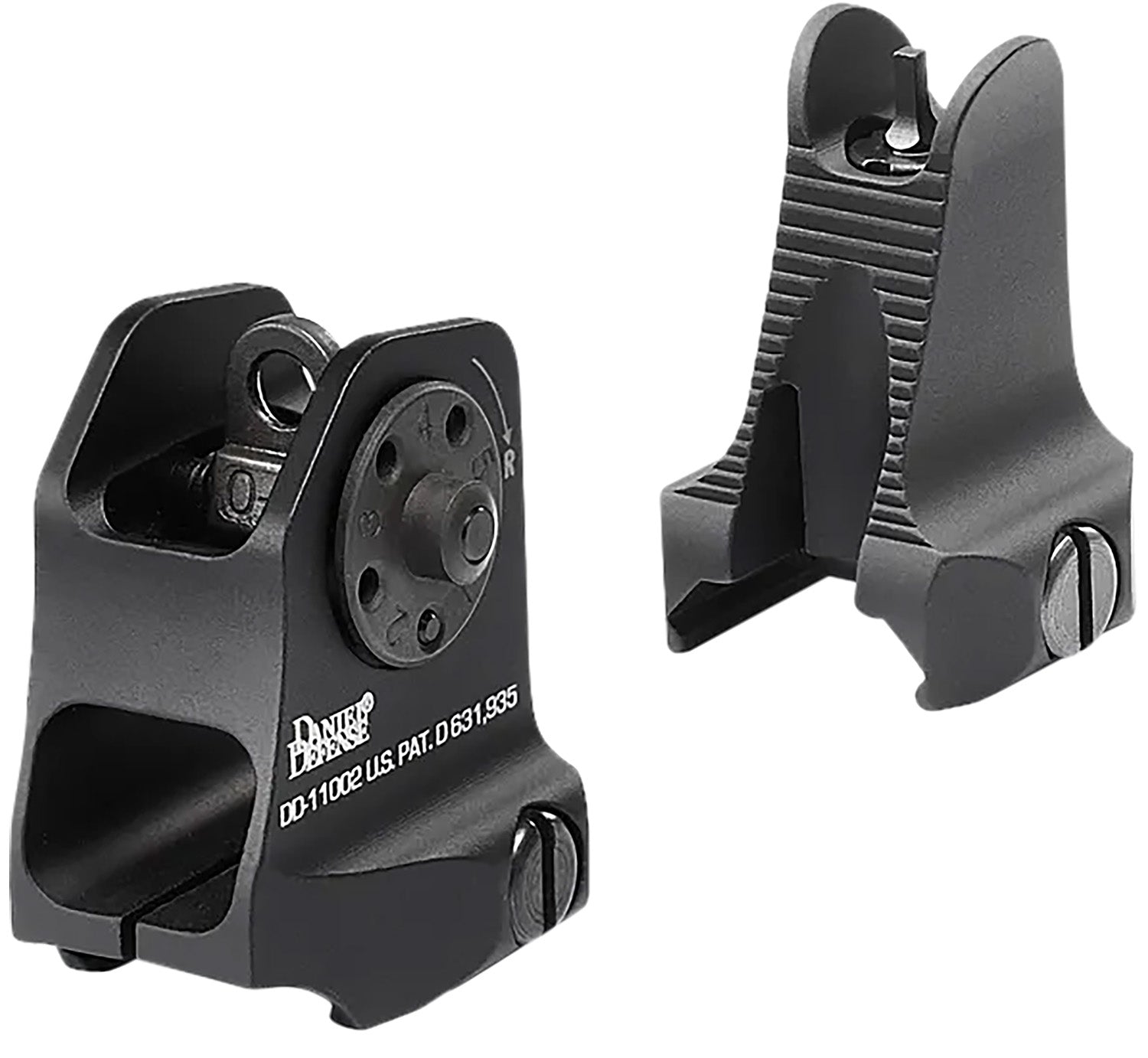 Daniel Defense AR-15 Iron Sight Set 1908809116 - Absolute Cowitness Fixed Front & Rear