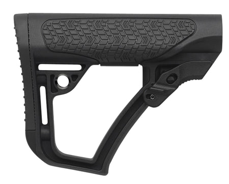 Daniel Defense OEM Black Polymer Collapsible Buttstock for AR-Platform Mil-Spec