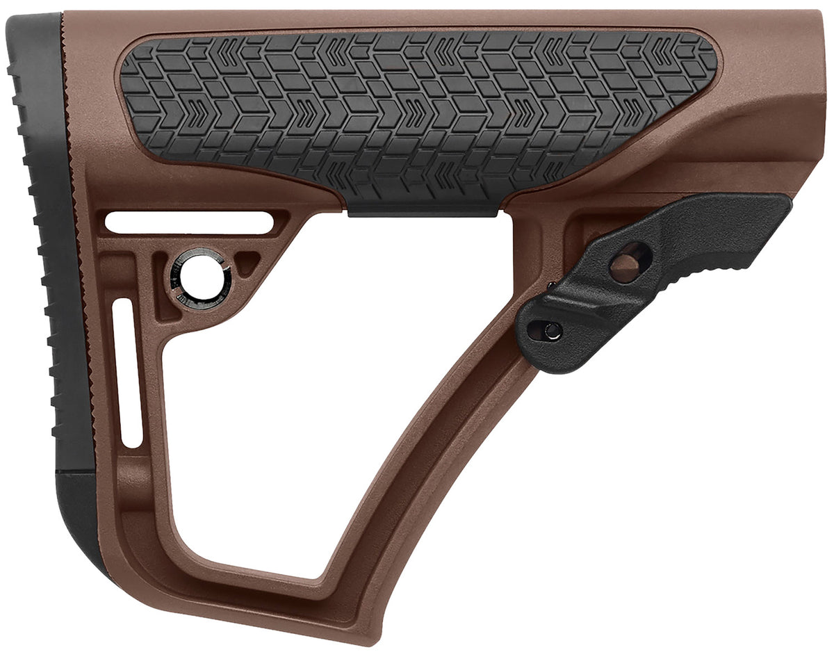 Daniel Defense OEM Adjustable Buttstock Mil-Spec Receiver Extension Brown Synthetic AR-Platform