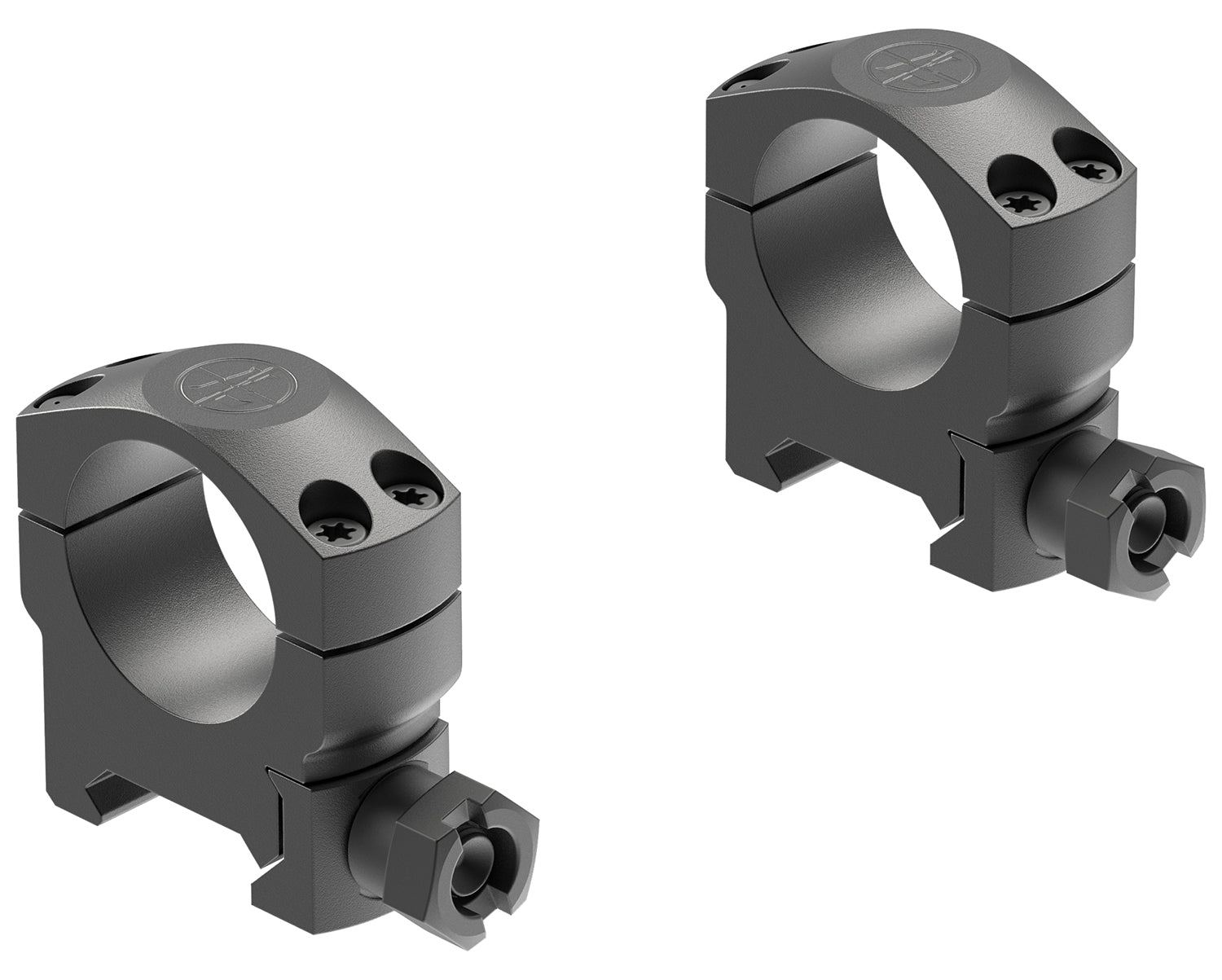 Leupold 60595 Mark 4 Picatinny Ring Mount Matte Black 1" Medium