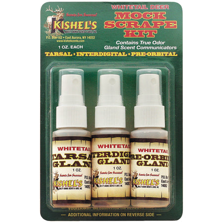 Kishels Mock Scrape Deer Gland Scent Kit