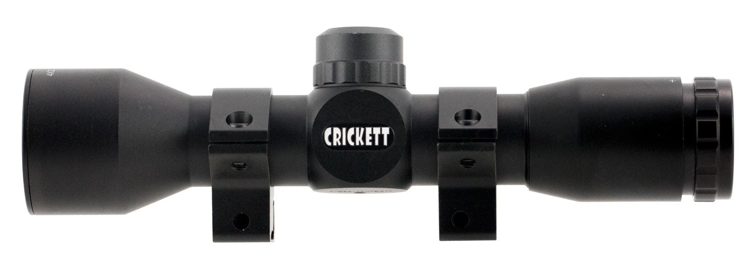 Crickett KSA054 4x32mm 1" Tube Black Mil-Dot Reticle Rimfire Scope with Dovetail Rings