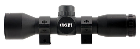 Crickett KSA054 4x32mm 1" Tube Black Mil-Dot Reticle Rimfire Scope with Dovetail Rings