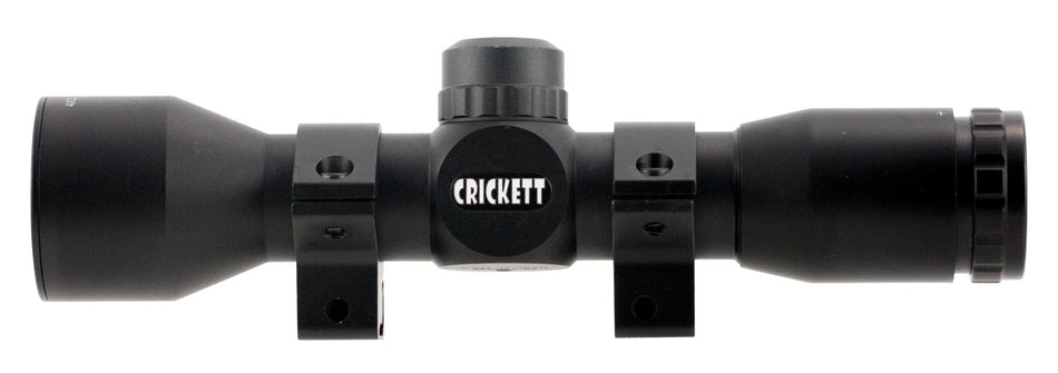 Crickett KSA054 4x32mm 1" Tube Black Mil-Dot Reticle Rimfire Scope with Dovetail Rings