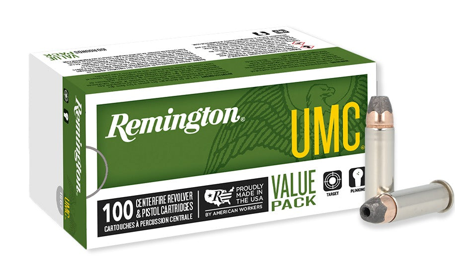 Remington UMC Value Pack Semi Jacketed Hollow Point 125 Grain .38 Special +P 945 fps 047700363202