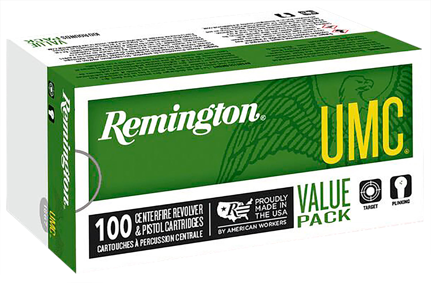 Remington UMC Value Pack Jacketed Hollow Point 180 Grain .40 S&W 1015 fps 047700382500