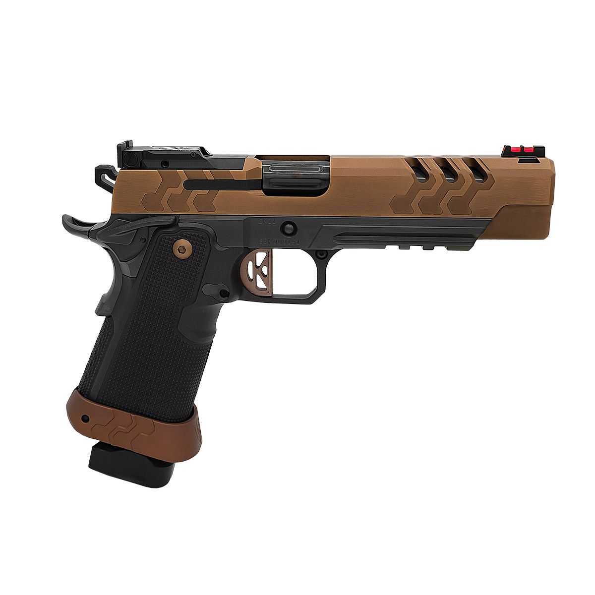 Kimber Mfg.,inc 3500053 2K11 Target (OR) 9mm 20+1 5" High Polished w/ Coyote PVD, Brush Polish Flats w/ DLC Coating Stainless Steel Slide Aluminum Grip
