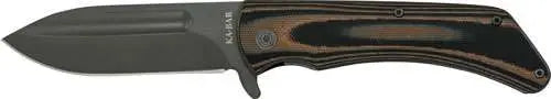 KA-BAR Mark 98 Clip Point Folding Knife 3.5" Straight Edge Multicolor G10 Handle