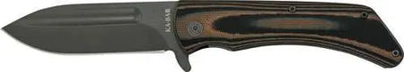 KA-BAR Mark 98 Clip Point Folding Knife 3.5" Straight Edge Multicolor G10 Handle