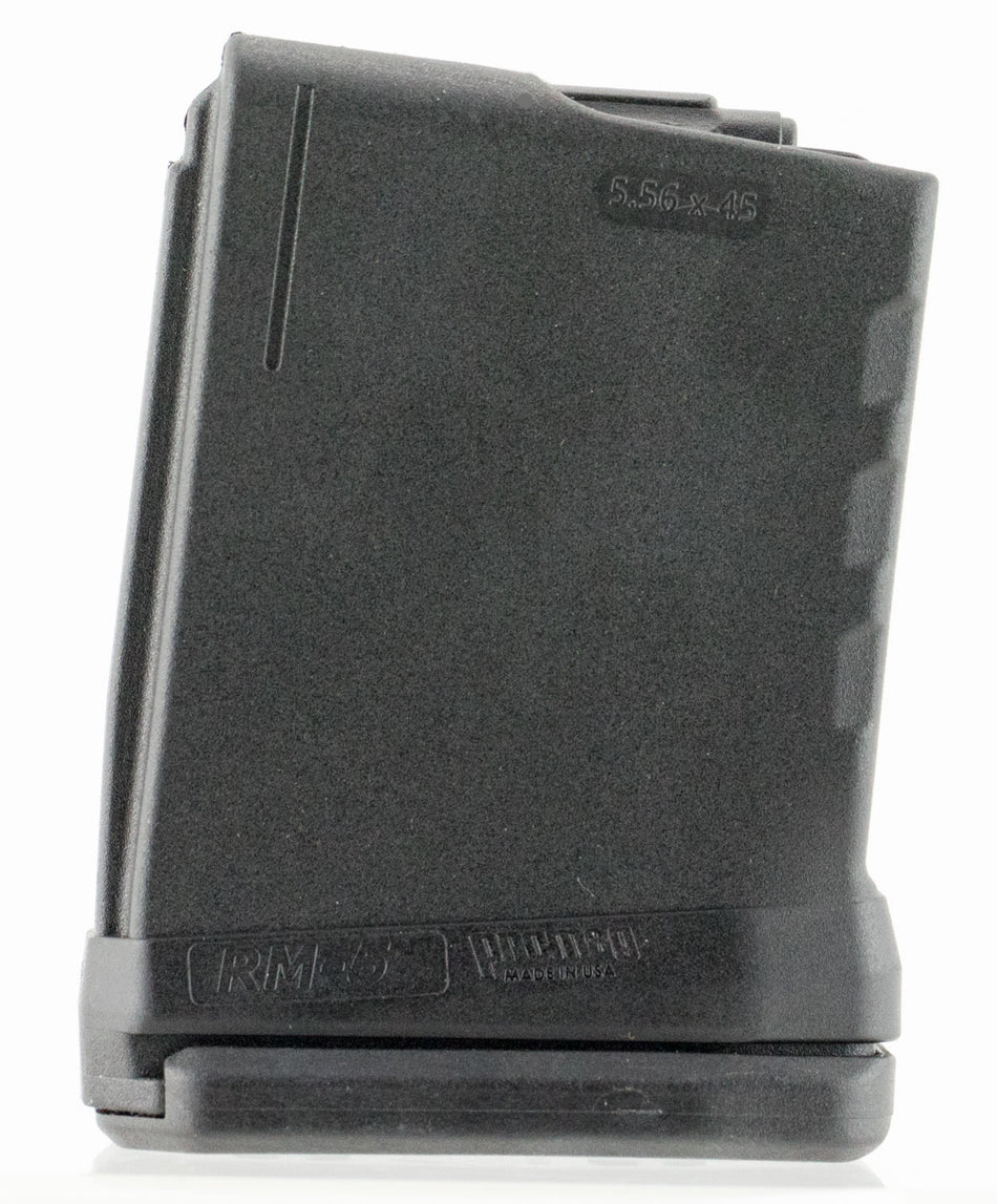 ProMag RM5 AR-15 5-Round 5.56x45mm Detachable Roller Follower Magazine Black DuPont Zytel