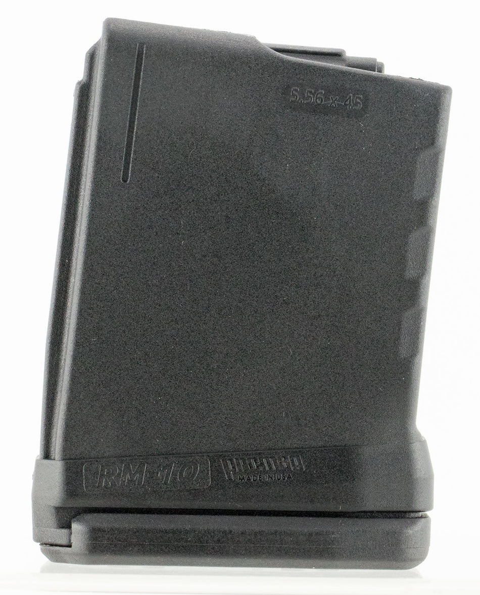 ProMag RM10 AR-15 10-Round 5.56x45mm Detachable Roller Follower Magazine Black DuPont Zytel
