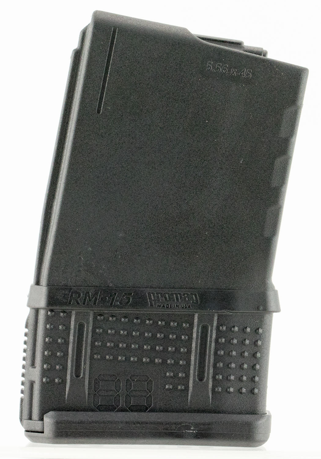 ProMag RM15 AR-15 15-Round 5.56x45mm Detachable Roller Follower Magazine Black DuPont Zytel