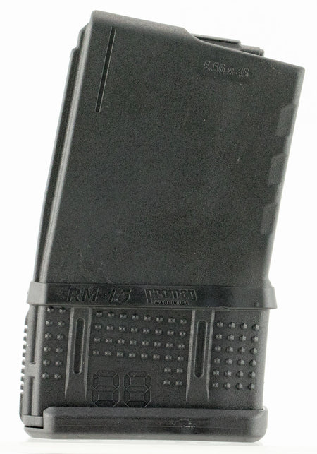ProMag RM15 AR-15 15-Round 5.56x45mm Detachable Roller Follower Magazine Black DuPont Zytel