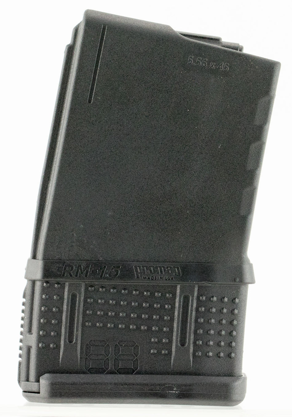 ProMag RM15 AR-15 15-Round 5.56x45mm Detachable Roller Follower Magazine Black DuPont Zytel