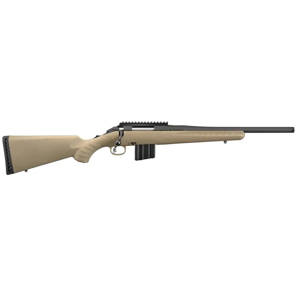 dRUGER AMERICAN RANCH 6.5 GRENDEL 16.1" MT BLK THRDED BBL, FDE STOCK 10RD DETACH STOCK