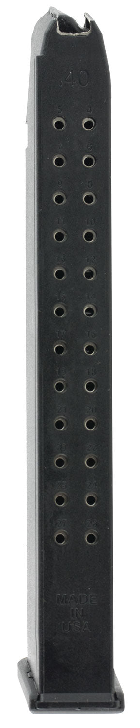 ProMag GLKA13 Glock 22/23/27 25rd .40 S&W Black DuPont Zytel Polymer Magazine