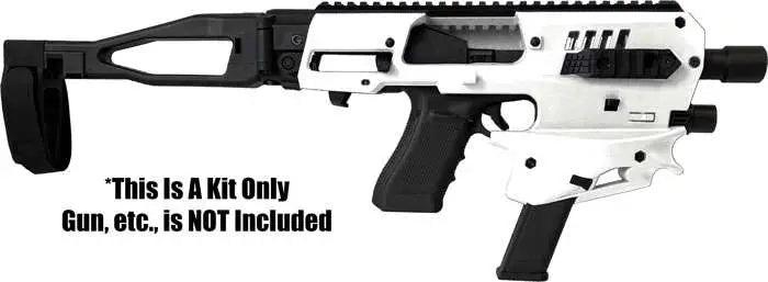 CAA Glock Micro Conversion Kit - White Color