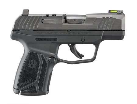 Ruger 3518 Max-9 *CA Compliant Compact Frame 9mm Luger 10+1 3.20" Black Oxide Stainless Steel Barrel, Black Oxide Serrated Steel Slide, Black Polymer Frame, Black Nylon Grip