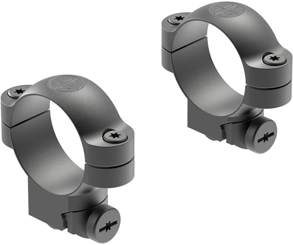 Leupold 51041 30mm Medium Dovetail Ringmounts Matte Black Steel Fits Ruger M77