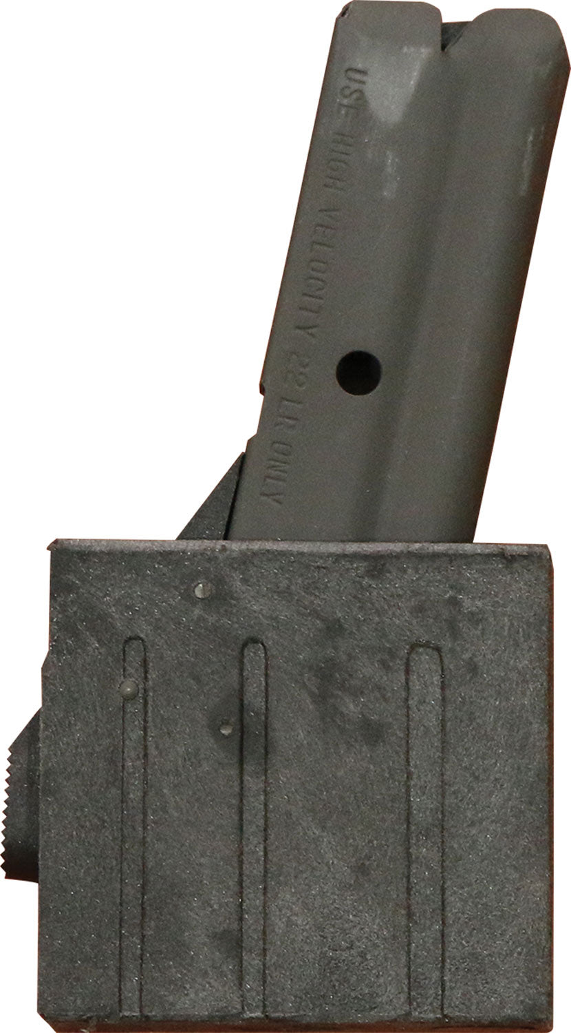 Rock Island 55148 M1600 22 LR 10rd Blued Metal Magazine w/Polymer Floor Plate