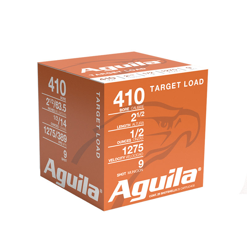 Aguila .410 Bore Shotgun Ammo Sub-Gauge High Velocity 2.5 in 1/2 oz #9