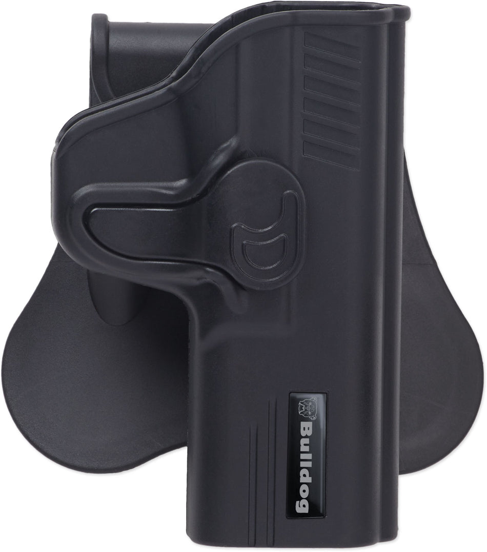 Bulldog RRSR9PC OWB Black Polymer Rapid Release Paddle Holster Ruger SR9 Right Hand