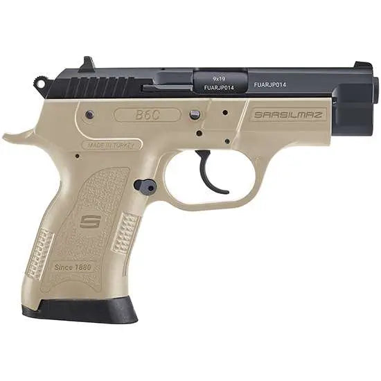 SAR USA B6C COMPACT 9MM FLAT DARK EARTH 13RD