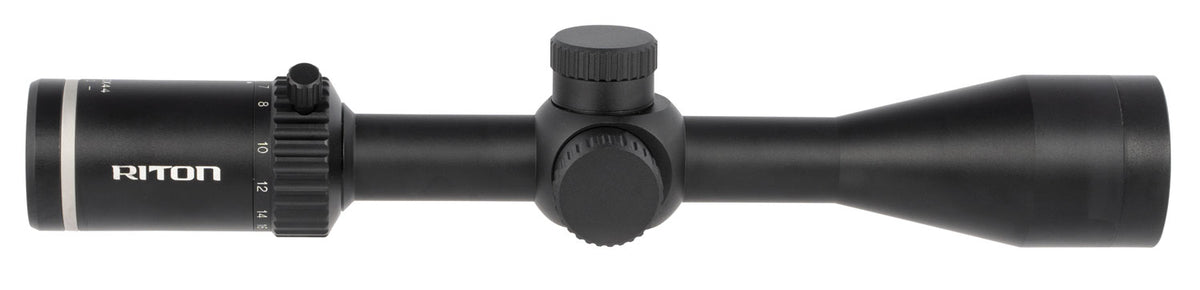 Riton X1 Primal 3-9x40mm 1 Inch SFP Rifle Scope RAK Reticle Throw Lever