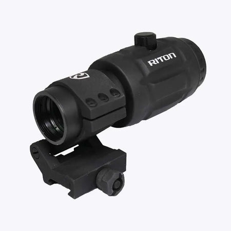 Riton X1 Tactix MAG 3x Magnifier 2-Position Mount 30mm SFP Matte Black