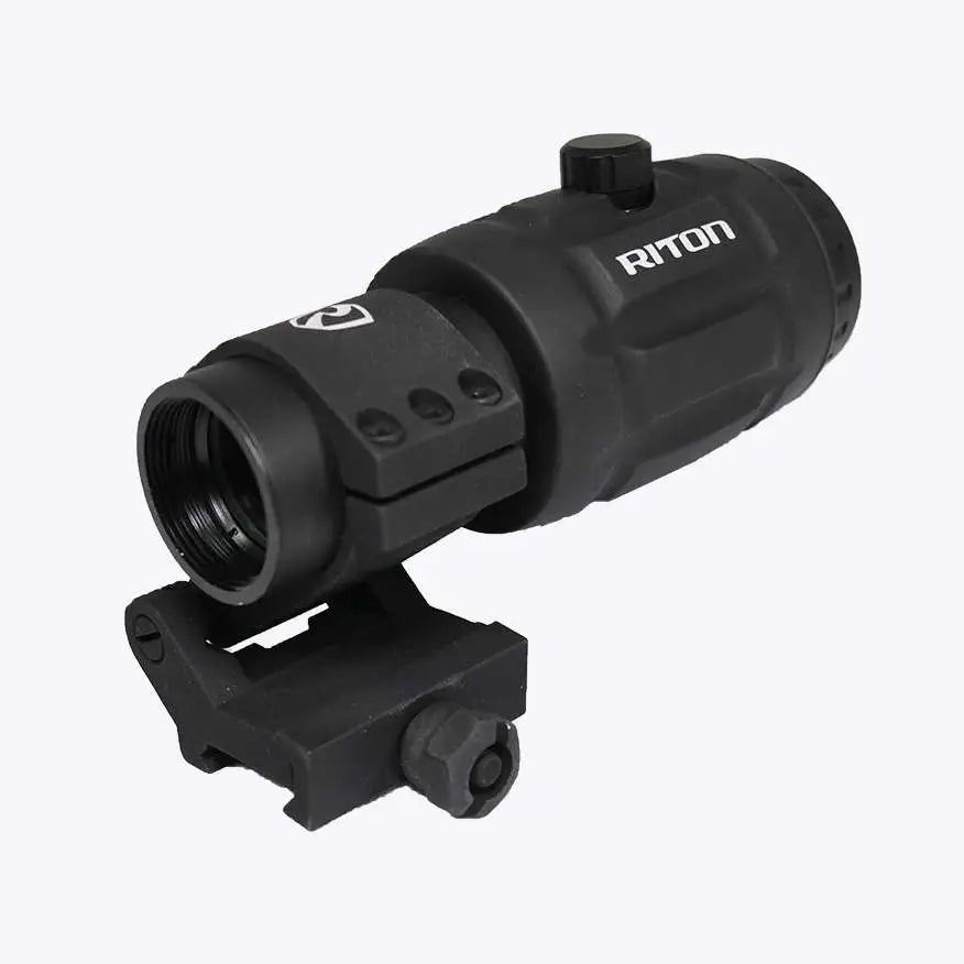 Riton X1 Tactix MAG 3x Magnifier 2-Position Mount 30mm SFP Matte Black