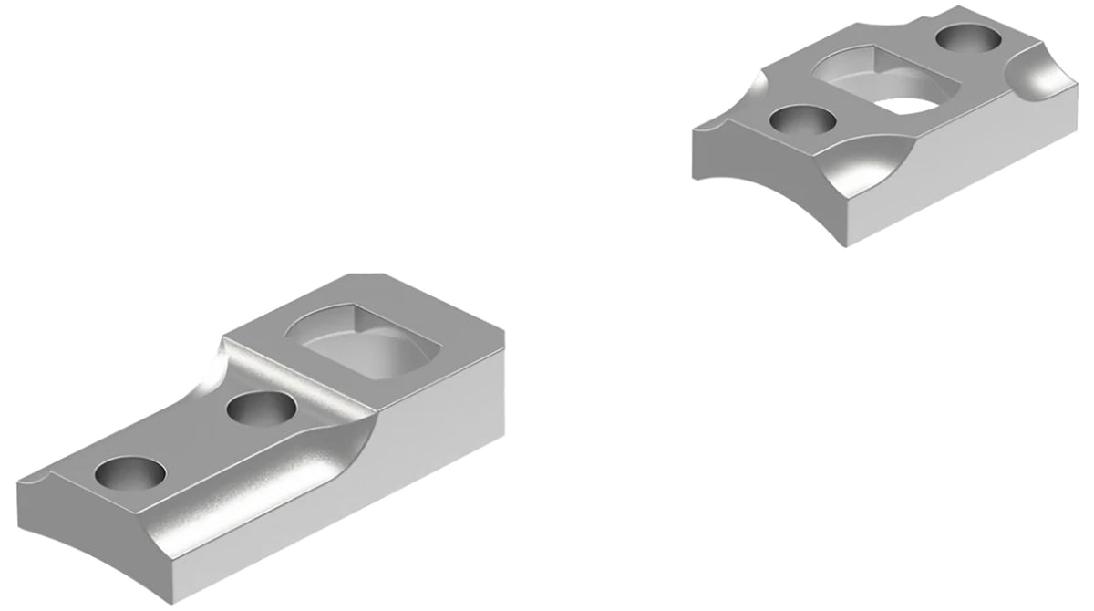 Leupold Dual Dovetail Base Set 51727 Silver Finish Remington 700 Rifle