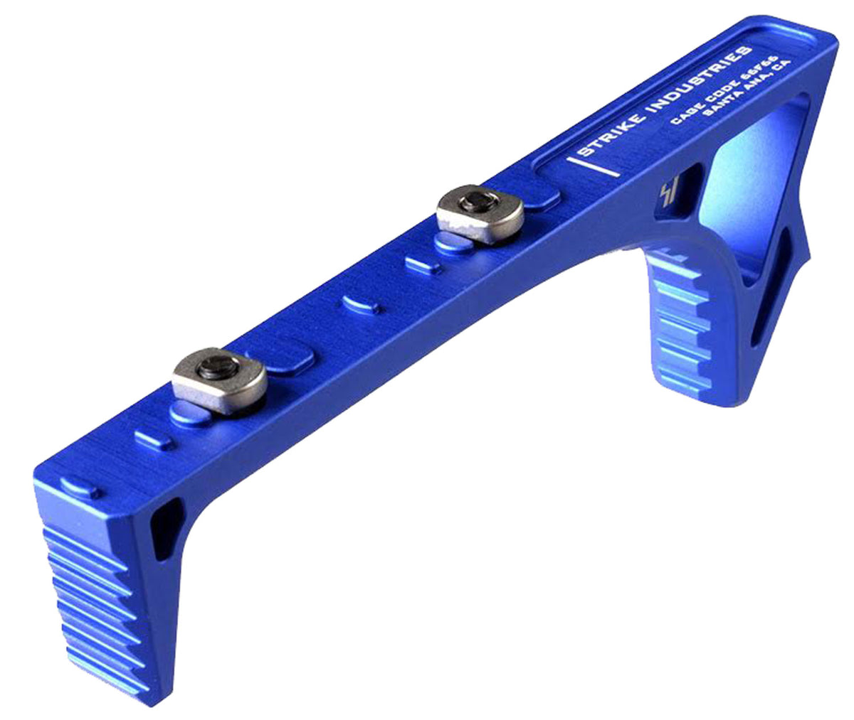 Strike Industries Blue Aluminum Link Curved ForeGrip for AR Platform