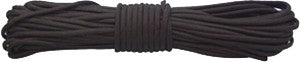 Red Rock Black 550 Paracord 50 Ft 7-Strand