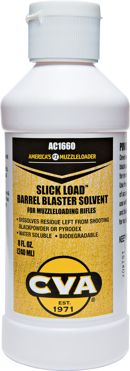CVA AC1660 Barrel Blaster Slick Load 8 oz Squeeze Bottle for Muzzleloader Shooting Patches
