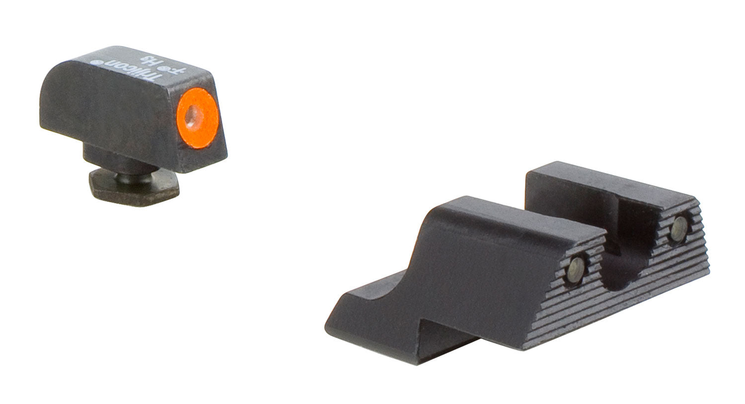 Trijicon 600785 HD Tritium Night Sight Set Green/Orange Front & Black Rear - Glock 42/43 Small Frame