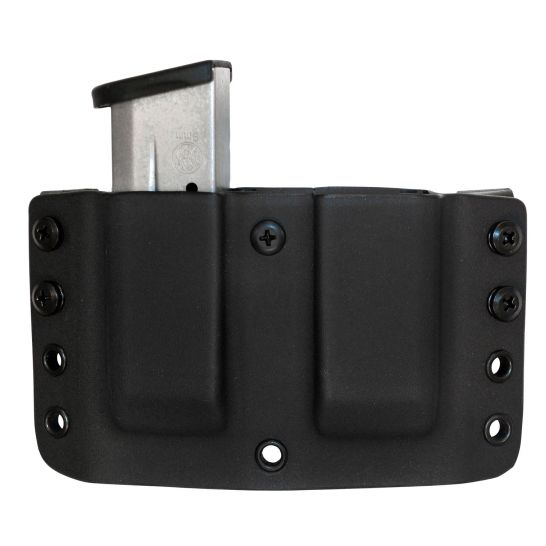 Comp-Tac Twin Warrior OWB Mag Pouch Kydex #19 M&P Shield 9/40 Black