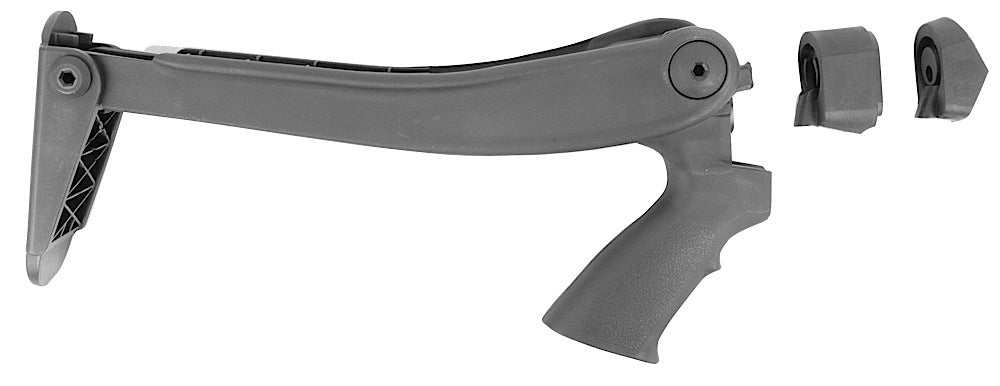Advanced Technology Shotforce Top Folding Marine Stock with Pistol Grip Black Synthetic Fits Mossberg & Remington 870 Shotguns