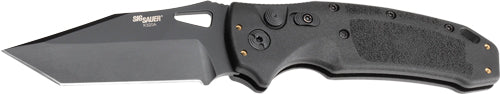 Hogue K320A Nitron 3.5in Automatic Folder Tanto Blade Poly Frame Black