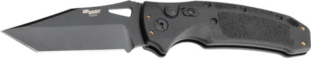Hogue K320A Nitron 3.5in Automatic Folder Tanto Blade Poly Frame Black