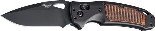 Hogue SIG K320 AXG 3.5" Drop Point Folder Able Lock Black