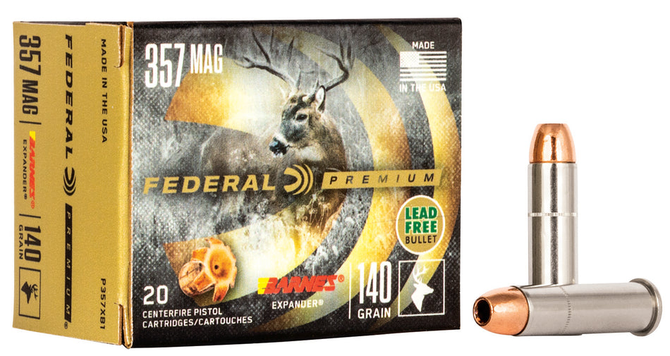 Federal Premium Barnes Expander BRX 140 Grain .357 Magnum 1400 fps 029465098315