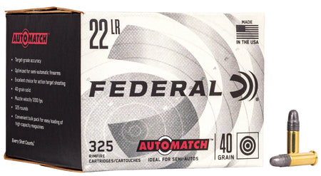 Federal Champion Training Champion Target Lead Round Nose /SP 40 Grain .22 Long Rifle 1200 fps 029465057350