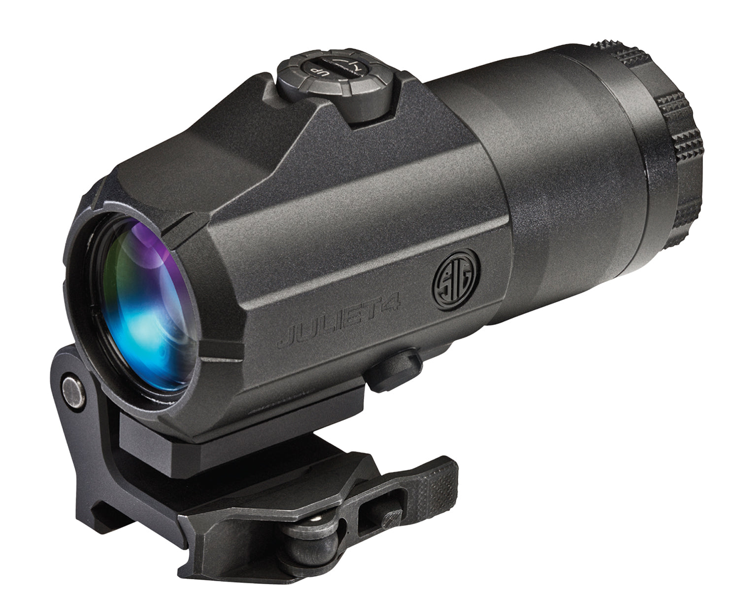 Sig Sauer Electro-Optics Juliet4 SOJ41001 4x24mm Reflex Optic Magnifier with PowerCam Mount